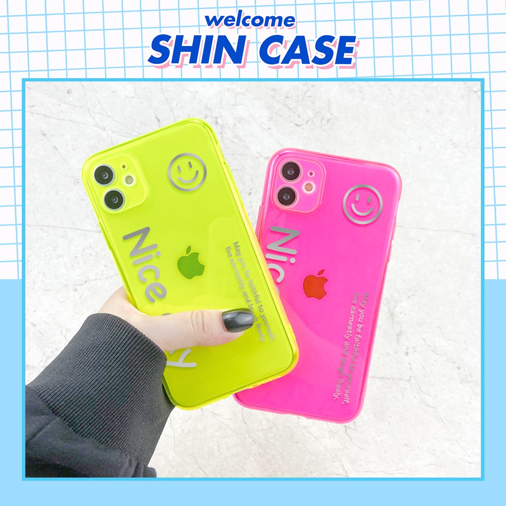 Ốp lưng iphone Laughing neon dẻo mềm 5/5s/6/6plus/6s/6splus/7/7plus/8/8plus/x/xr/xs/11/12/pro/max/plus/promax | BigBuy360 - bigbuy360.vn