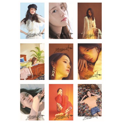 LOMO CARD 54 ảnh SNSD - YOONA - A Walk To Remember Có chữ ký + MV Summer Night