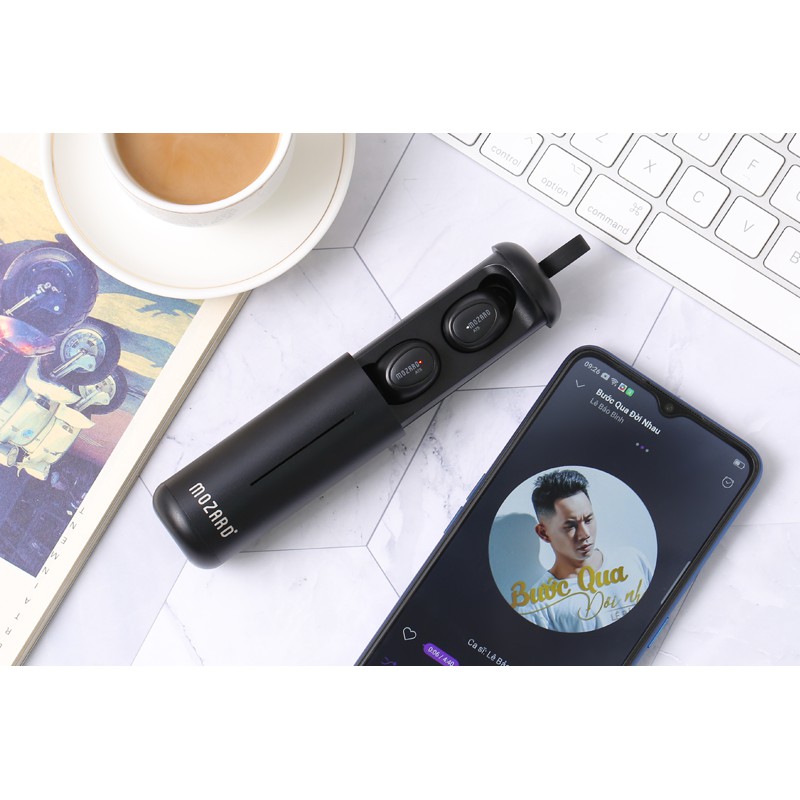 Tai nghe Bluetooth True Wireless Mozard AT5 Đen