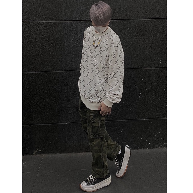 Áo Sweater MENTAL® Họa tiết MT Monogram