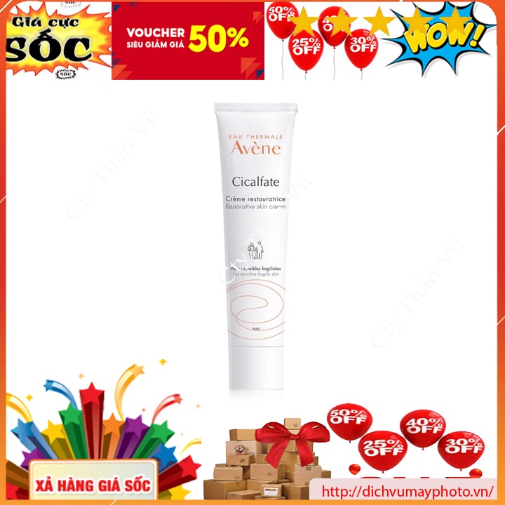 Kem dưỡng ẩm phục hồi da Avene Cicalfate Repair Cream 40ml Tái tạo lại da kholinhkien