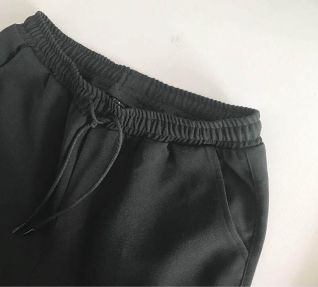 Quần Dài Thun BASIC Nam Nữ Ống Suông - Vải Thun POLY Dày Dặn Không Xù - MAYLANSTORE