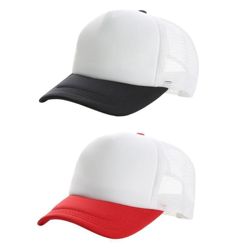 Mũ Lưỡi Trai Phối Lưới Unisex Màu Trơn