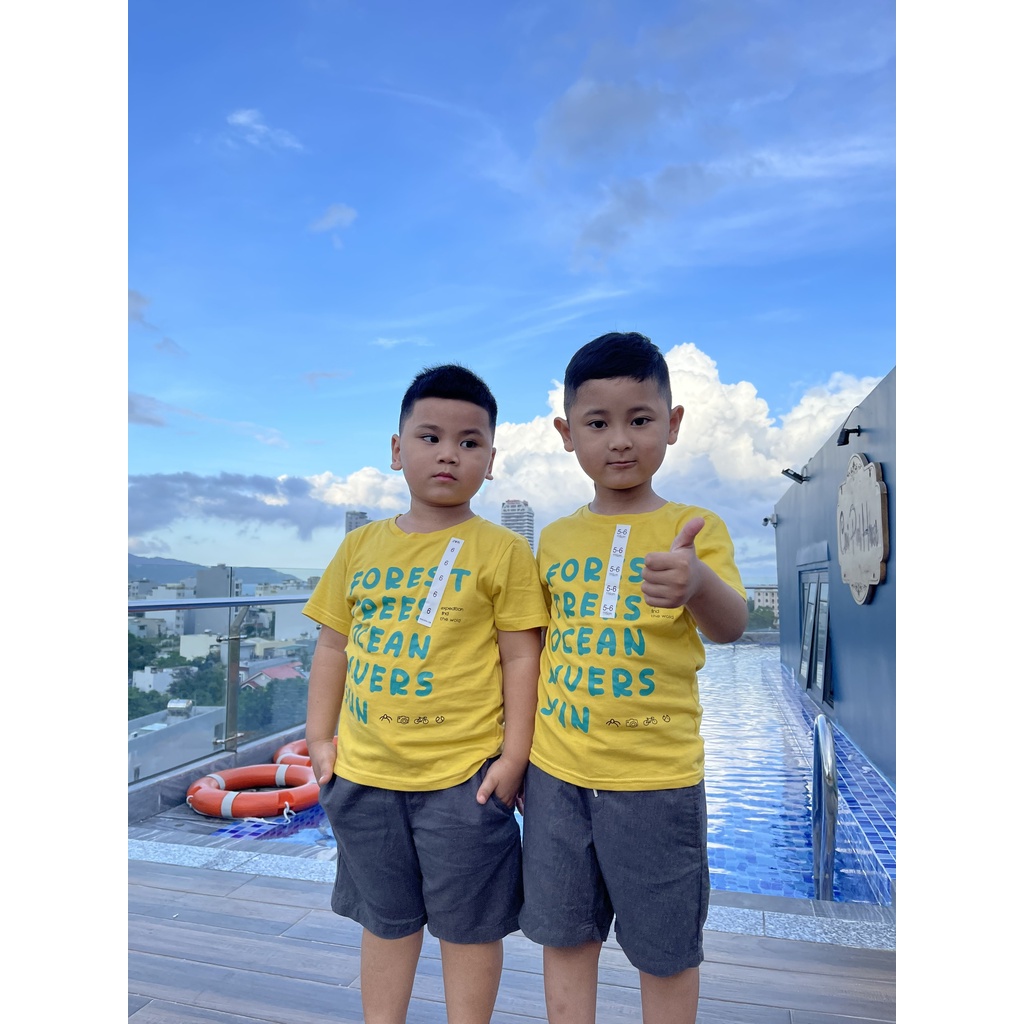 Áo thun phông bé trai ZARA xuất dư cộc tay Dragon Kids