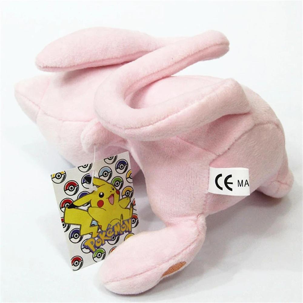Thú Nhồi Bông Hình Pokemon Màu Hồng Kích Thước 16cm