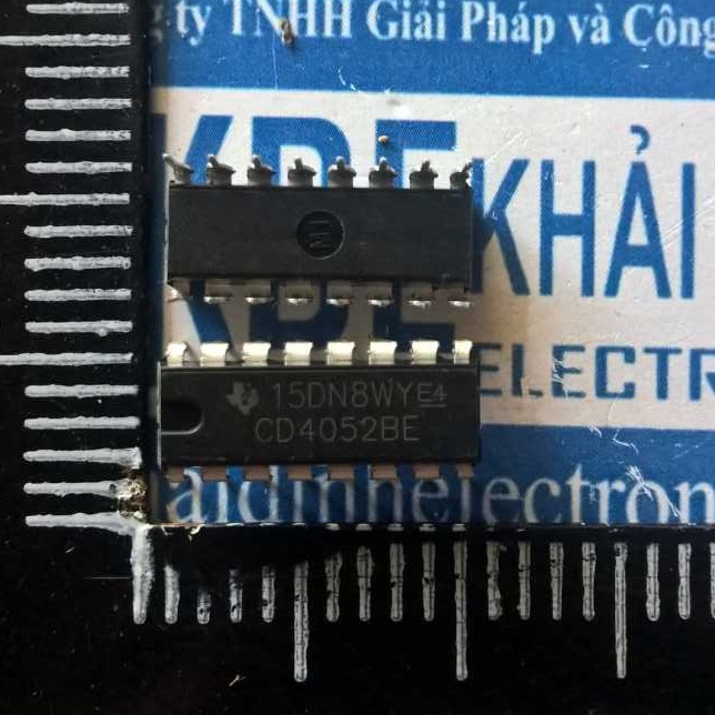 10 con CD4052BE CD4052 HCF4052 DIP-16 IC tách ghép 4 kênh analog kde1398