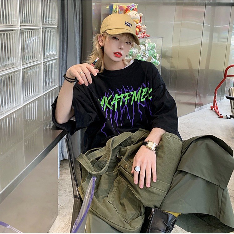 Áo thun tay lỡ form rộng unisex Neko.sg ATL217