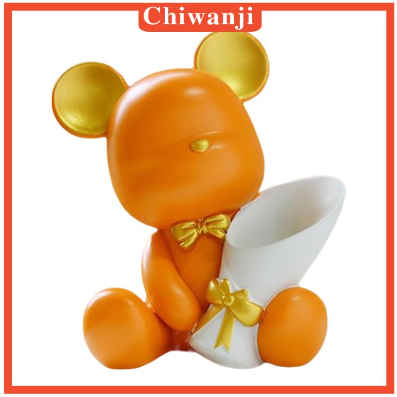Giá Đỡ Chậu Cây Bằng Resin Hình Gấu Dễ Thương