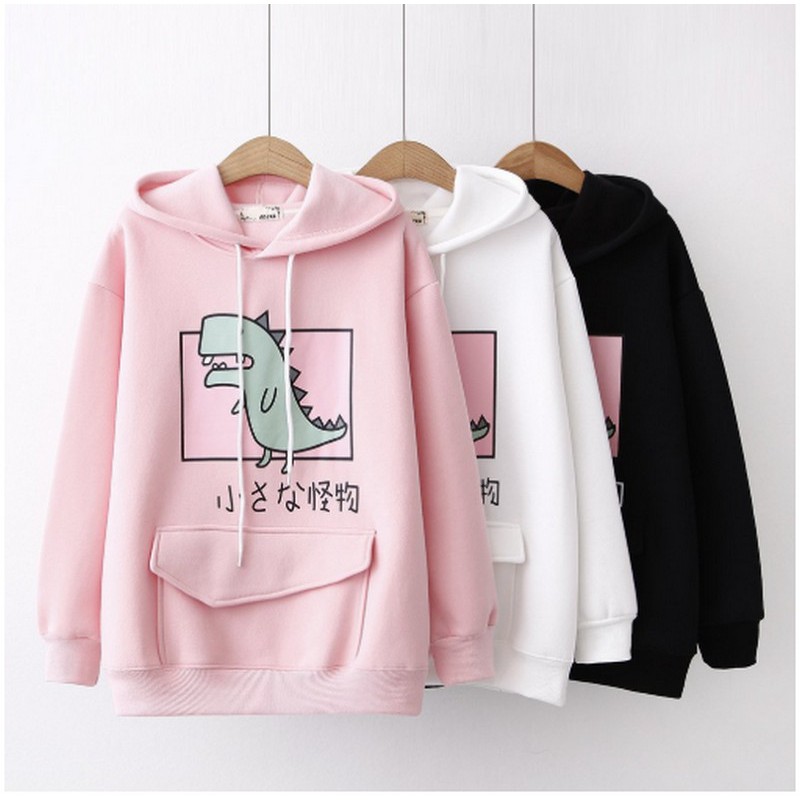 3 mẫu áo hoodie in hình CHIBI siêu dễ thương vải sáng cực đẹp