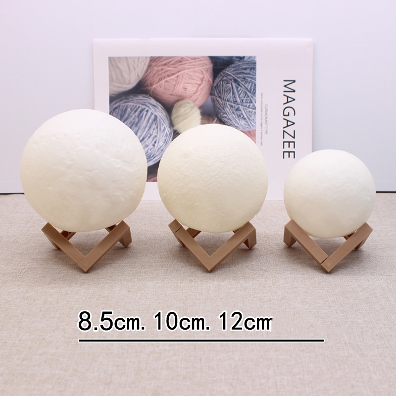 Đèn ngủ, đèn trang trí hình cầu có giá đỡ có thể tô màu sáng tạo