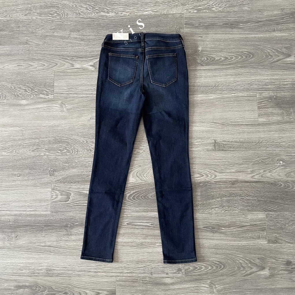 Quần jeans nữ màu xanh dáng skinny