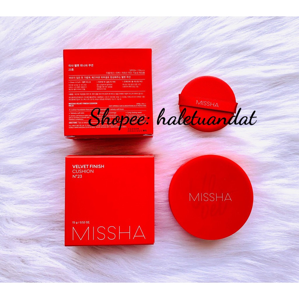 Phấn Nước Missha Velvet Finish Cushion đỏ | BigBuy360 - bigbuy360.vn