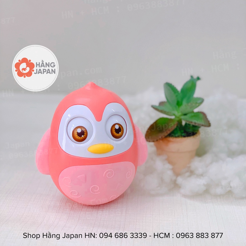 Đồ chơi lật đật hình Cú mèo có nhạc Toyshouse - decor dễ thương 0720-TH-HE022