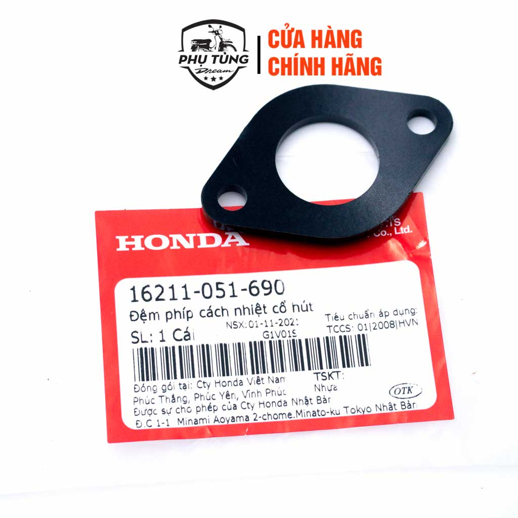 Đệm phíp cách nhiệt cổ hút (1 cái) - Honda Việt Nam