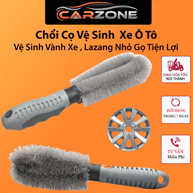 Chổi Cọ Vệ Sinh Lazang Xe Ô Tô Nhỏ Gọn Tiện lợi  - Bộ 1 Chiếc CARZONE.TOP