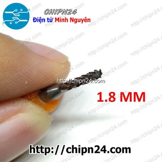 [1 CÂY] Mũi phay mạch in CNC 1.8mm (Mạch điện tử, PCB)