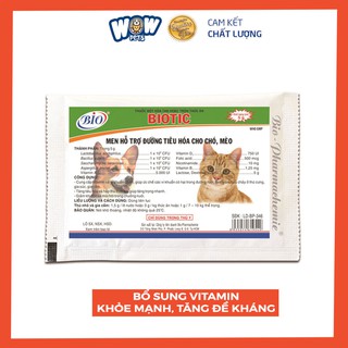 [H006] Vitamin Bio cho chó mèo tăng đề kháng, wowpets ăn nhiều thèm ăn dinh dưỡng