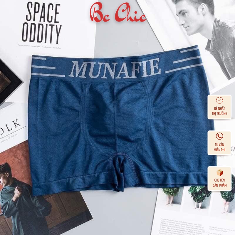Quần sịp đùi nam munafie túi zip S590 BC_CHIC LINGERIE