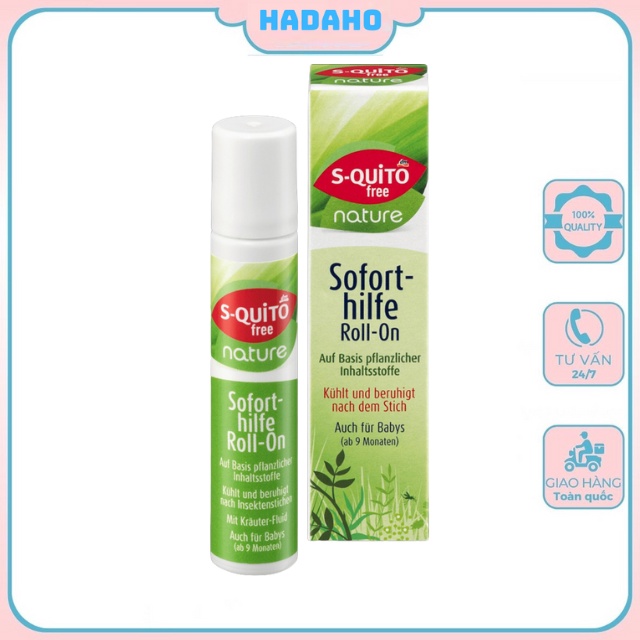 Xịt, Kem chống muỗi và côn trùng Squito Free (S-quito Free) của Đức