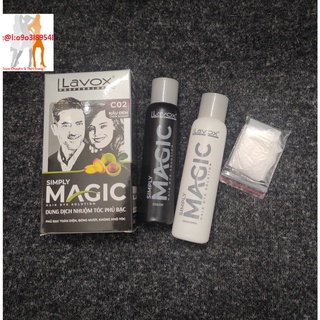 Nhuộm phủ bạc Magic bóng mượt tóc