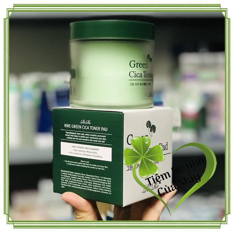Toner dạng miếng giữu ẩm làm dịu da Green Cica Toner Pad | BigBuy360 - bigbuy360.vn