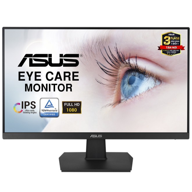 Màn hình ASUS VA24EHE (23.8 inch/FHD/IPS/250cd/m²/HDMI+D-Sub+DVI-D/75Hz) - Hàng Chính Hãng