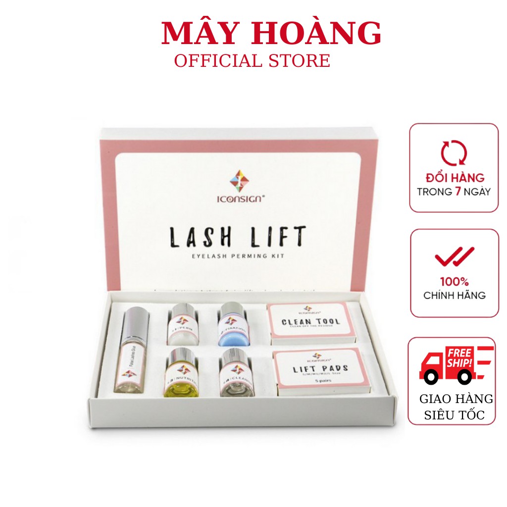 Bộ Uốn Mi 3d 6d Colagel Hàn Quốc LASH LIFT Hiệu Iconsign