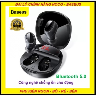 Tai Nghe Bluetooth Không Dây Baseus WM01 Plus TWS Bluetooth 5.0, Công Nghệ Chống Tiếng Ồn chủ động