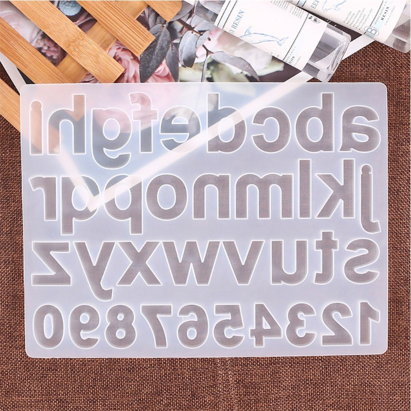 Khuôn Nhựa Silicone Hình Chữ Cái Và Số