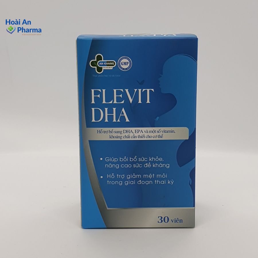Vitamin tổng hợp Flevit DHA, bổ sung DHA, EPA, Vitamin cho bà bầu