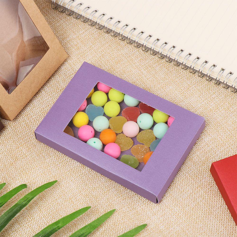 Set 10 Túi Giấy Đựng Kẹo Nhiều Màu Sắc Phong Cách Vintage