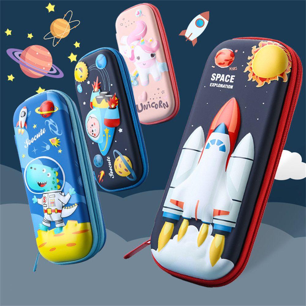 Hộp Đựng Bút EVA Hình Động Vật 3D Cho Học Sinh Ốp