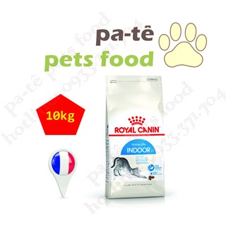 Hạt thức ăn cho mèo - Royal canin indoor 10kg - Xuất xứ Pháp - HÀNG CHÍNH HÃNG