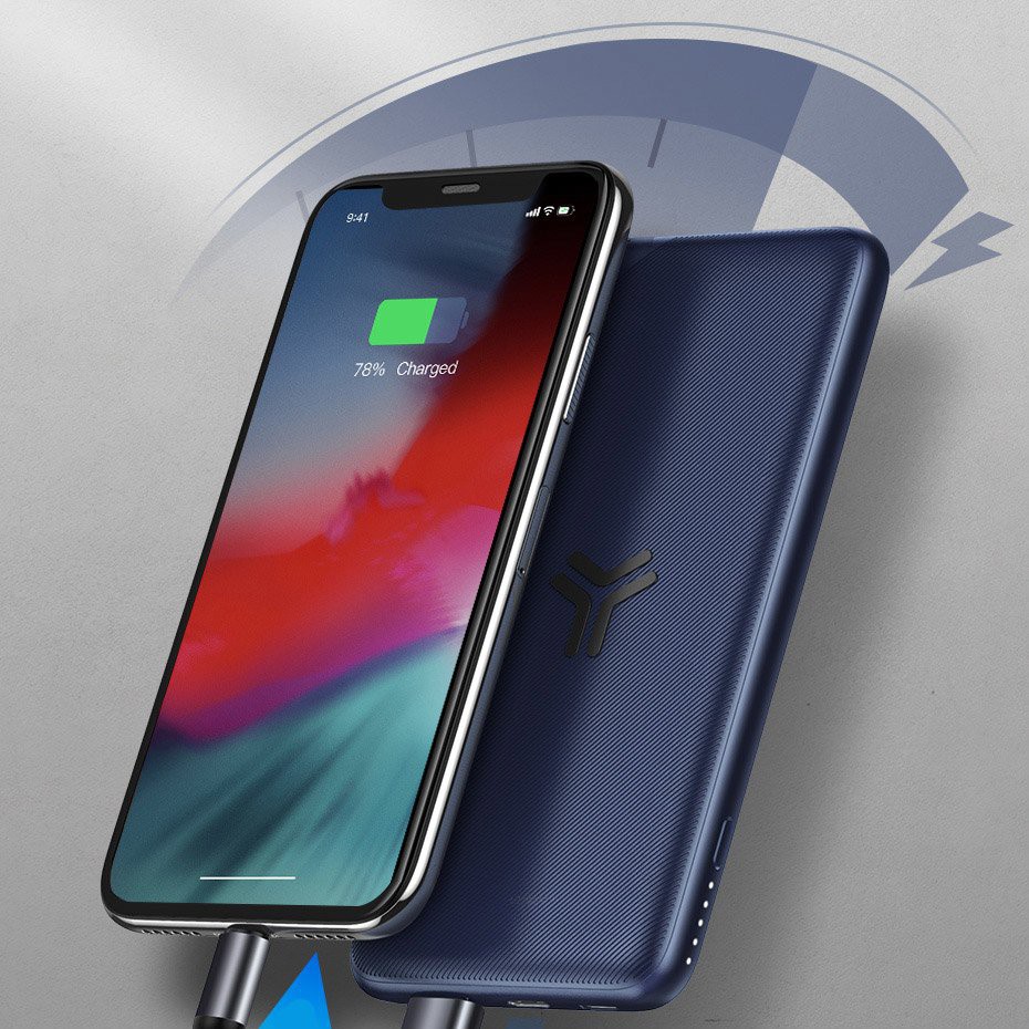 Pin dự phòng Baseus S10 Bracket Power Bank 10,000mAh tích hợp sạc không dây (10W Wireless, 18W PD/ Quick Charge 3.0)