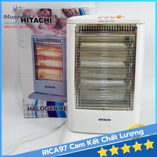 Máy sưởi, quạt sưởi 3 bóng halogen 1200w hitachi dh -168 sưởi ấm có xoay