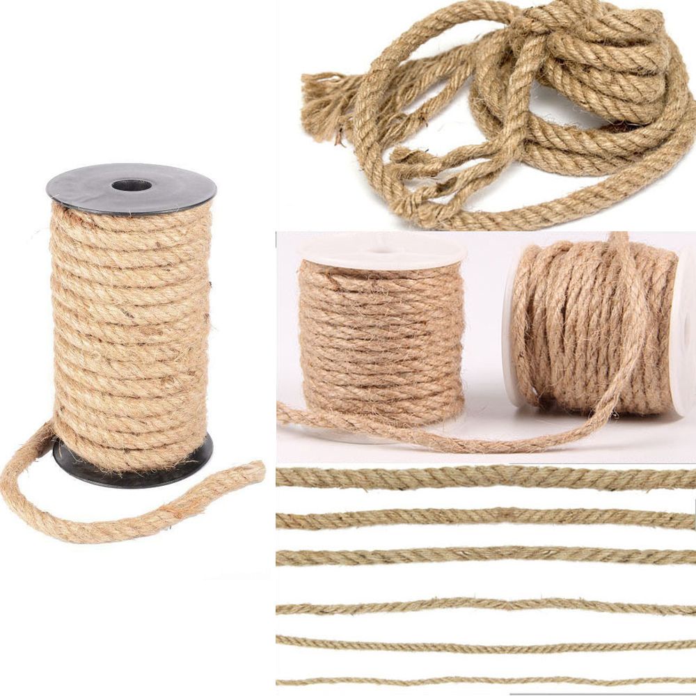 Cuộn Dây Đay 10m 4 / 6 / 8 / 10mm Dùng Làm Đồ Thủ Công