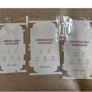 Dán PPF nhám AG chống vân tay mặt sau cho iphone 12 mini/ 12 pro/ 12 pro max