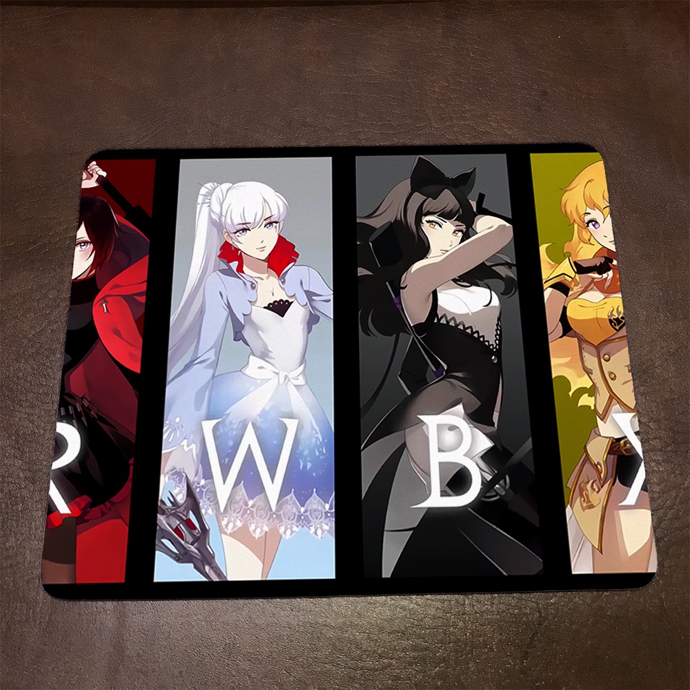 Lót chuột máy tính Anime RWBY Wallpapers 1 Mousepad cao su êm ái. Nhận in theo yêu cầu