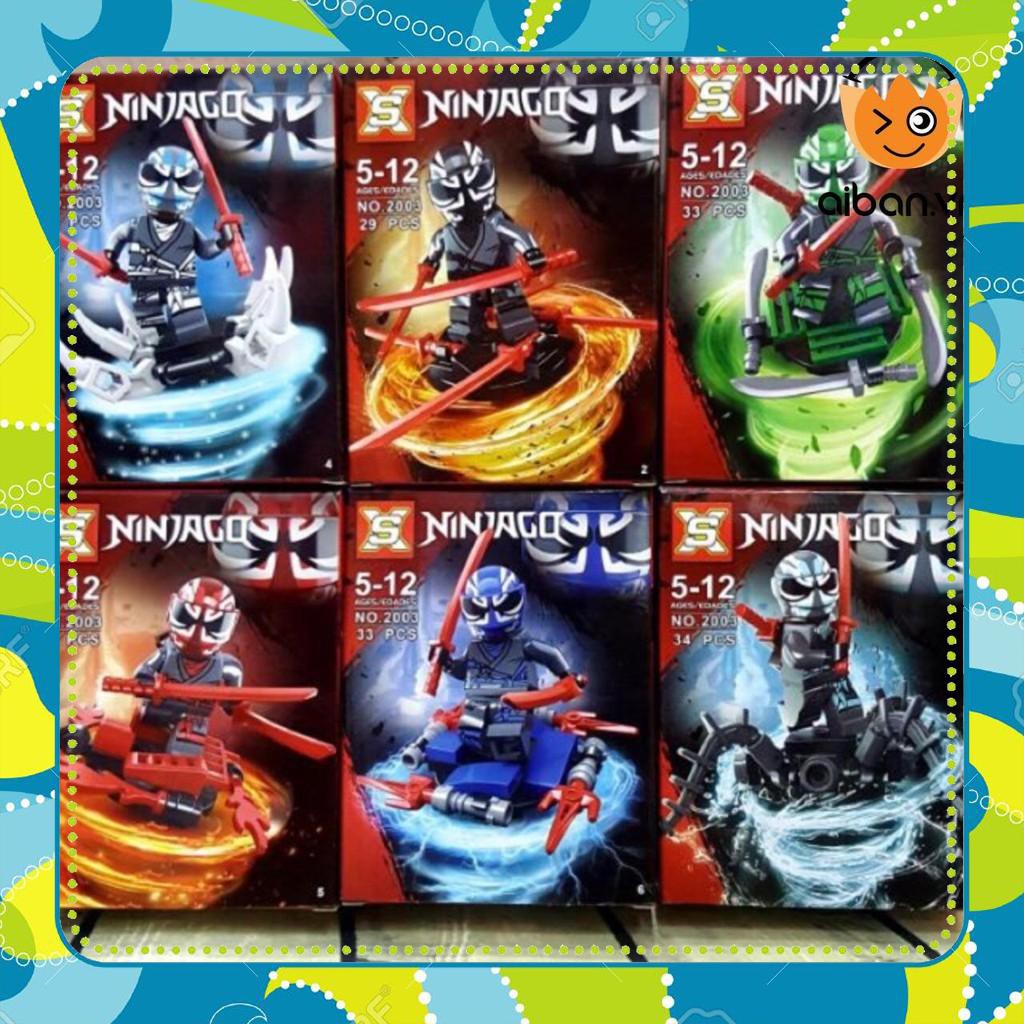 [Đồ Chơi Giá Rẻ] Bộ Lego Ninjago 6 Mẫu