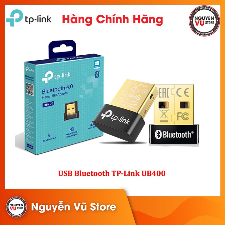 Thiết Bị Kết Nối Bluetooth 4.0 Qua Cổng USB TP-Link UB400 - USB Bluetooth Hàng Chính Hãng