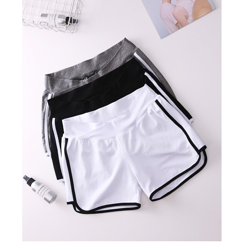 Quần Sooc Cotton Bầu Cực Mềm Mát Co giãn Thoải Mái Q83