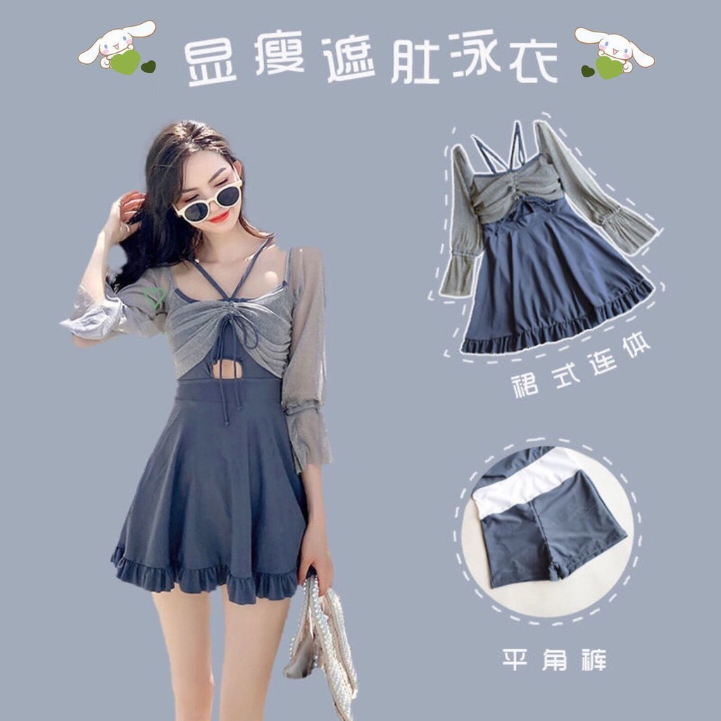 Đồ Bơi Một Mảnh Dài Tay Quyến Rũ Cho Nữ