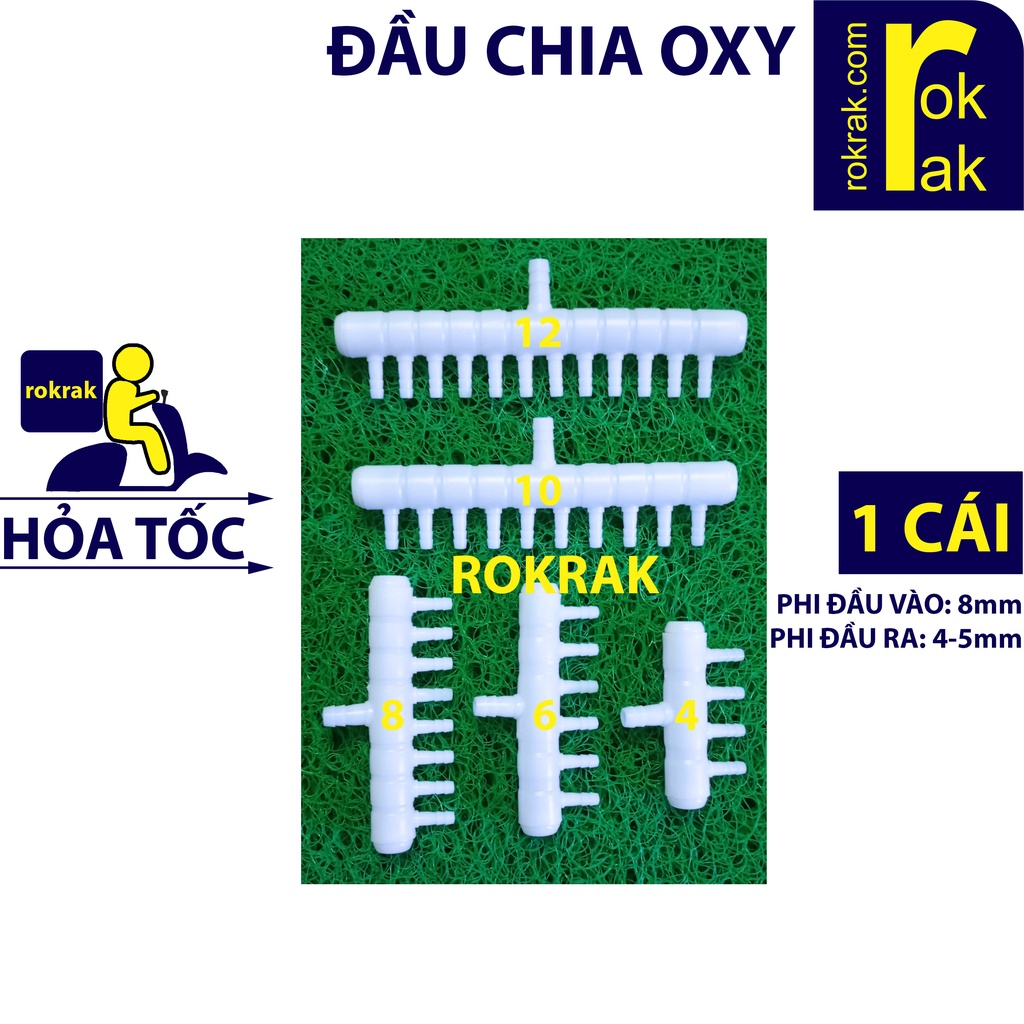 Đầu chia oxy  phụ kiện phân nhánh nối dây oxy