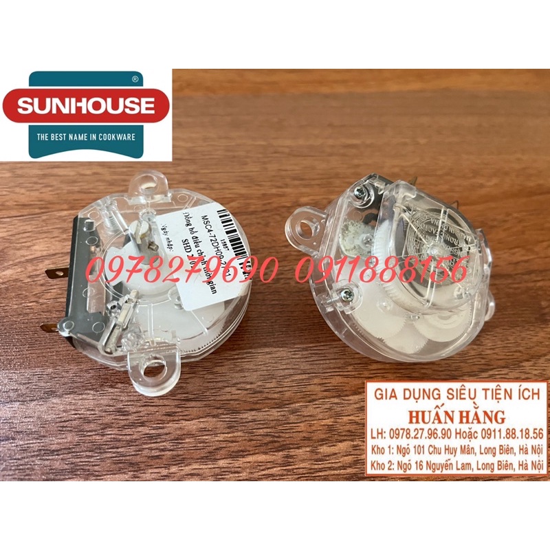 (CHÍNH HÃNG SUNHOUSE) Đồng hồ đếm thời gian máy sấy quần áo Sunhouse SHD2700 SHD2701 SHD2702 và Núm vặn tròn cho tủ sấy