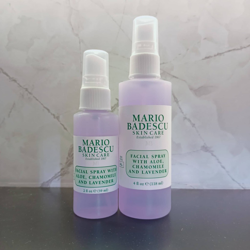 Toner xịt Mario Badescu Facial Spray