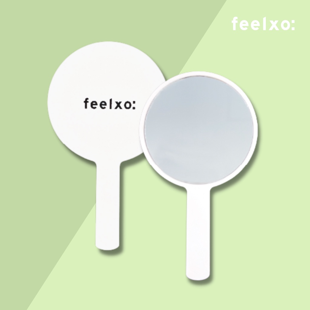 Feelxo Gương Trang Điểm Mini Cầm Tay 76mm x 132mm x 5mm