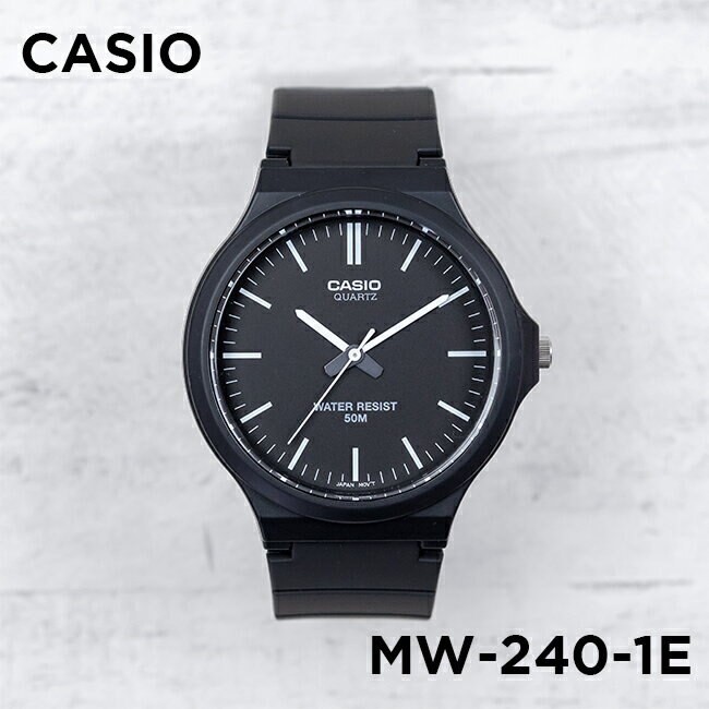 Đồng hồ nam dây nhựa Casio Anh Khuê MW-240-1EVDF