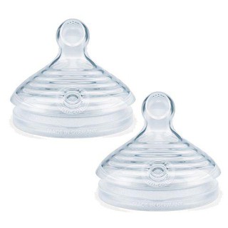BỘ 2 Núm ty thay Thế Silicon Nuk