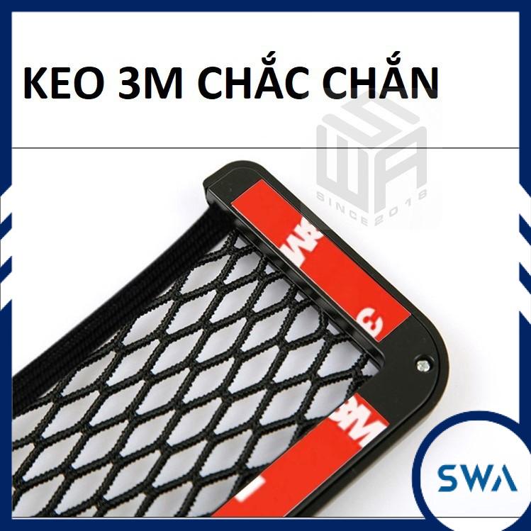 Túi lưới đựng đồ gắn bên trong xe oto, SWASTORE