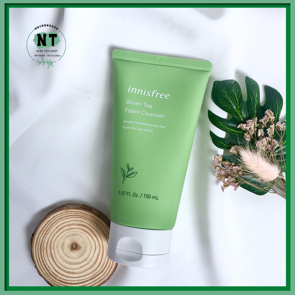 Combo sữa rửa mặt innisfree trà xanh - 30ml